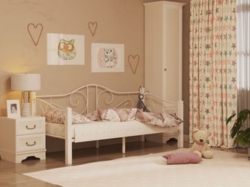 Кровать в детскую Гарда 7, 90х200, белая в Петропавловске-Камчатском