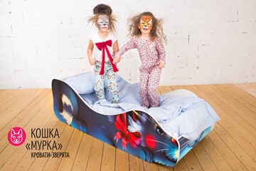 Кровать детская Кошка-Мурка в Петропавловске-Камчатском - предосмотр 1
