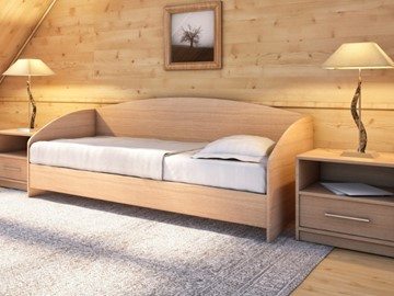 Подростковая кровать Этюд Софа, 90х200, бук бавария в Петропавловске-Камчатском