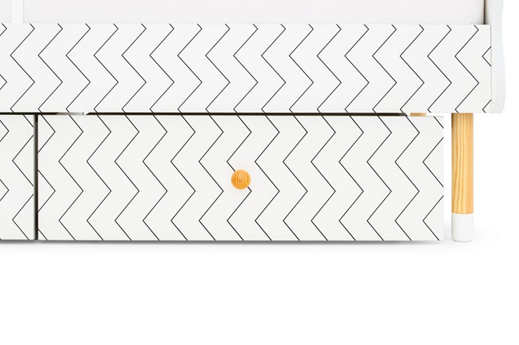Кроватка Stumpa Облако "Геометрия Зигзаги" в Петропавловске-Камчатском - изображение 2