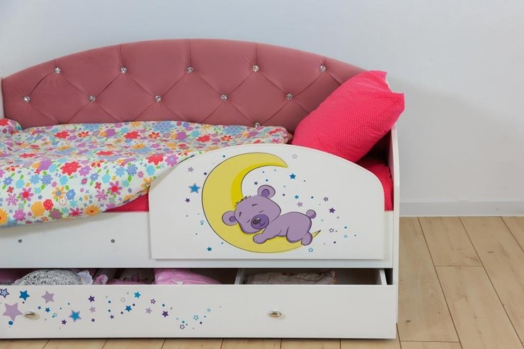 Кровать детская Звездочка с бортиком, Розовый в Петропавловске-Камчатском - изображение 7