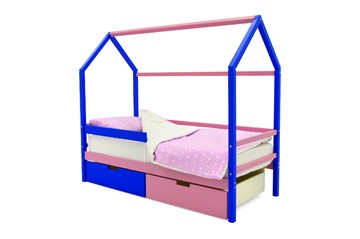 Детская кровать-домик Svogen синий-лаванда в Петропавловске-Камчатском