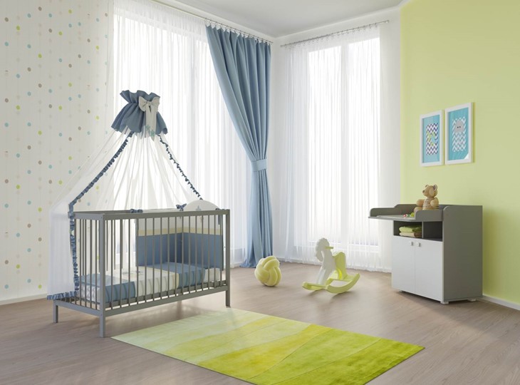 Детская кровать POLINI Kids Simple 101 Серый в Петропавловске-Камчатском - изображение 2