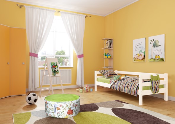 Кровать в детскую Соня, Вариант 2 Белый в Петропавловске-Камчатском - изображение