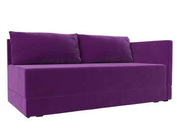 Диван-кровать Никас, Фиолетовый (Микровельвет) в Петропавловске-Камчатском