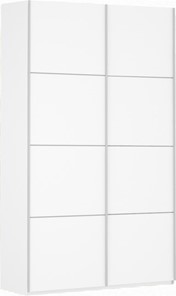 Шкаф 2-х створчатый Прайм (ДСП/ДСП) 1400x570x2300, белый снег в Петропавловске-Камчатском