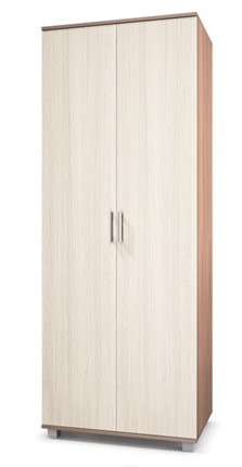 Шкаф 2-дверный Е-21, Ясень шимо светлый/темный в Петропавловске-Камчатском - изображение
