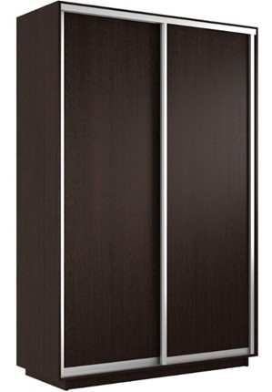 Шкаф 2-х дверный Экспресс (ДСП) 1400х600х2400, венге в Петропавловске-Камчатском - изображение