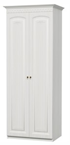 Распашной шкаф Гармония-4, 2-х створчатый, цвет Дуб беленый в Петропавловске-Камчатском