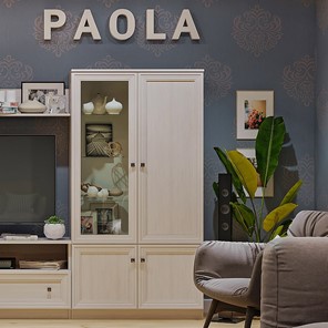 Шкаф в гостиную Paola 1, ясень анкор светлый в Петропавловске-Камчатском - предосмотр 2