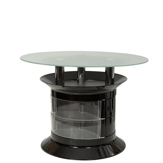 Стеклянный столик Benito black plus в Петропавловске-Камчатском - изображение 1