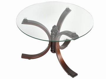 Стеклянный столик Лорд (темно-коричневый) в Петропавловске-Камчатском