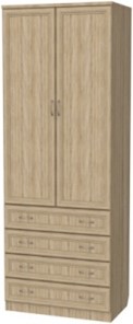 Распашной шкаф 103 со штангой, цвет Дуб Сонома в Петропавловске-Камчатском - предосмотр
