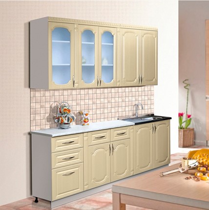Гарнитур кухонный Классика 2000, цвет Дуб беленый в Петропавловске-Камчатском - изображение