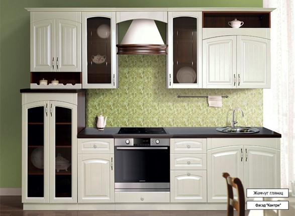 Модульный кухонный гарнитур Кантри 2800 в Петропавловске-Камчатском - изображение