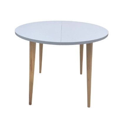 Кухонный стол круглый Серый камень 90*90 см ЛДСП в Петропавловске-Камчатском - изображение 3