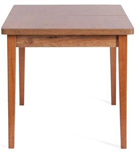 Кухонный раскладной стол AISHA (mod. 1151) ЛДСП+меламин/дерево граб, 130+35х80х75, walnut (орех) в Петропавловске-Камчатском - предосмотр 1