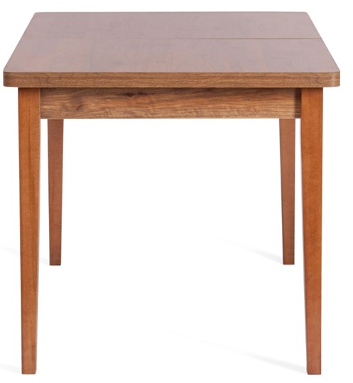 Кухонный раскладной стол AISHA (mod. 1151) ЛДСП+меламин/дерево граб, 130+35х80х75, walnut (орех) в Петропавловске-Камчатском - изображение 1