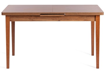 Кухонный раскладной стол AISHA (mod. 1151) ЛДСП+меламин/дерево граб, 130+35х80х75, walnut (орех) в Петропавловске-Камчатском - предосмотр 2
