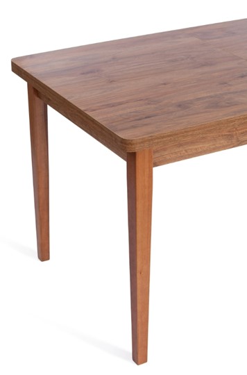 Кухонный раскладной стол AISHA (mod. 1151) ЛДСП+меламин/дерево граб, 130+35х80х75, walnut (орех) в Петропавловске-Камчатском - изображение 6