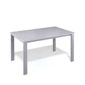 Кухонный раскладной стол Kenner LL1200 серый/стекло серое глянец в Петропавловске-Камчатском