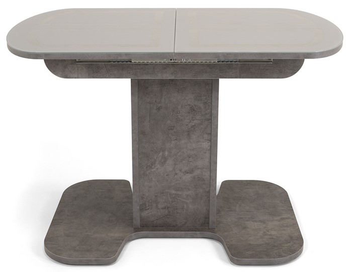 Стол раздвижной Киото-1 (ноги серый камень, серебро/серый камень) в Петропавловске-Камчатском - изображение 1