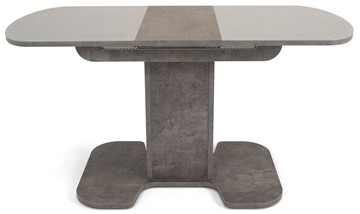 Стол раздвижной Киото-1 (ноги серый камень, серебро/серый камень) в Петропавловске-Камчатском - предосмотр 3