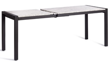 Кухонный раздвижной стол SVAN (mod. 1011) ЛДСП+меламин/металл, 120+67х74х75, сосна/чёрный арт.19490 в Петропавловске-Камчатском - предосмотр 4