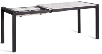 Кухонный раздвижной стол SVAN (mod. 1011) ЛДСП+меламин/металл, 120+67х74х75, сосна/чёрный арт.19490 в Петропавловске-Камчатском - предосмотр 5