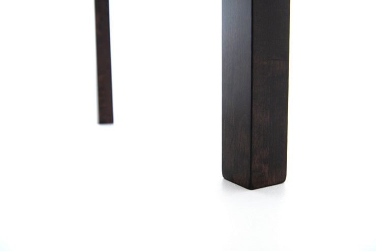 Кухонный стол раскладной Токио дерево №3 (стекло черное/черный) в Петропавловске-Камчатском - изображение 7