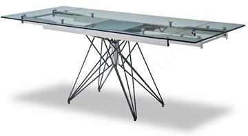 Кухонный стол раздвижной T-041 (140) прозрачный в Петропавловске-Камчатском - предосмотр 3