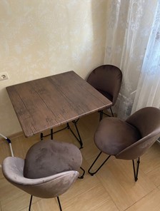 Стол на кухню SHT-TU23/H71/ТT 80 (темно-серый/палисандр) в Петропавловске-Камчатском - предосмотр 6