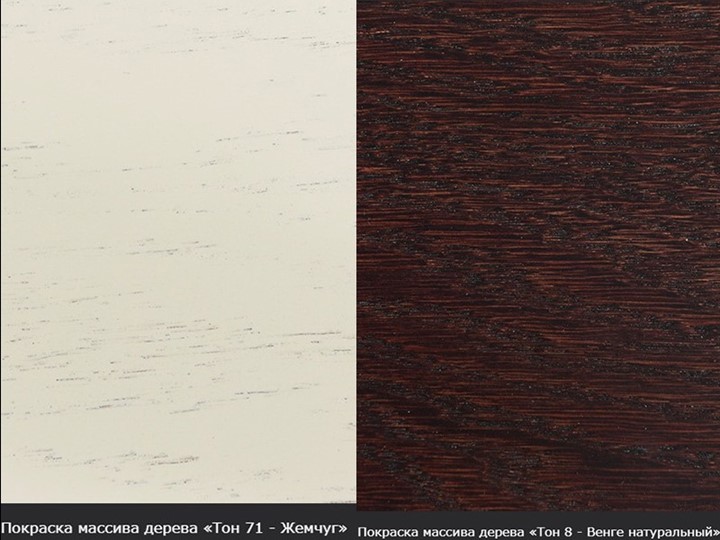 Раздвижной стол Леонардо-1 исп. Круг 820, тон 7 (Морилка/Эмаль) в Петропавловске-Камчатском - изображение 16