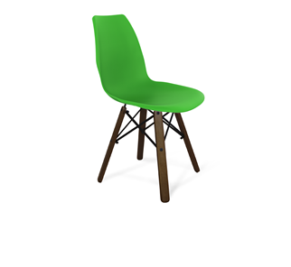 Обеденный стул SHT-ST29/S70 (зеленый ral 6018/темный орех/черный) в Петропавловске-Камчатском