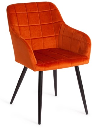 Обеденный стул BEATA (mod. 8266) 56х60х82 рыжий/черный, G062-24 в Петропавловске-Камчатском - изображение