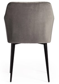 Кухонный стул BREMO (mod. 708) 58х55х83 серый barkhat 26/черный арт.19045 в Петропавловске-Камчатском - предосмотр 3