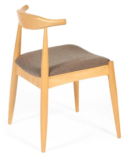 Обеденный стул BULL бук/ткань 54,5x54x75 Натуральный (2 шт) арт.13985 в Петропавловске-Камчатском - изображение 1