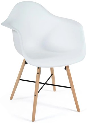 Кресло CINDY (EAMES) (mod. 919) 60х62х79 белый арт.19047 в Петропавловске-Камчатском - изображение