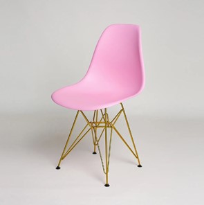 Кухонный стул DSL 110 Gold (розовый) в Петропавловске-Камчатском