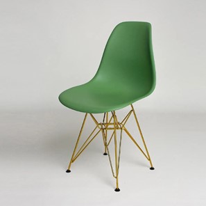 Кухонный стул DSL 110 Gold (темно-зеленый) в Петропавловске-Камчатском - предосмотр