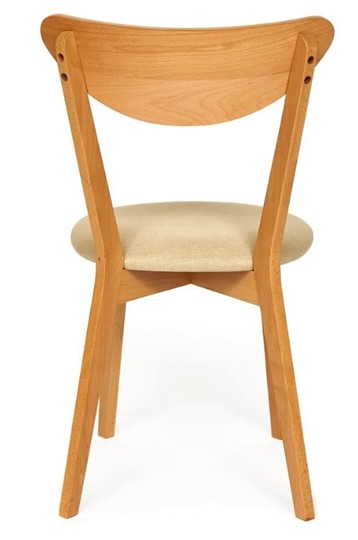 Обеденный стул MAXI (Макси), бук/ткань 86x48,5x54,5 Бежевый/ натуральный бук арт.19593 в Петропавловске-Камчатском - изображение 2