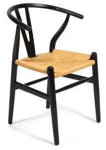 Обеденный стул WISHBONE (mod.CB2212) 57х50,5х79,5 черный арт.20507 в Петропавловске-Камчатском