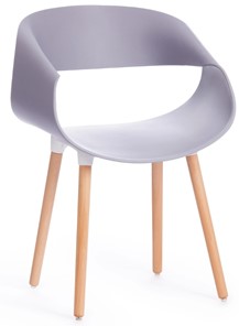 Обеденный стул QXX (mod. C1058) 54х56х78 серый 024 /натуральный арт.15194 в Петропавловске-Камчатском