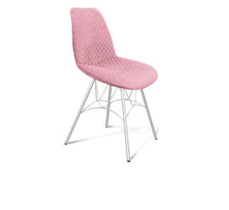 Обеденный стул SHT-ST29-С22 / SHT-S100 (розовый зефир/хром лак) в Петропавловске-Камчатском