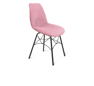 Обеденный стул SHT-ST29-С22 / SHT-S107 (розовый зефир/черный муар) в Петропавловске-Камчатском