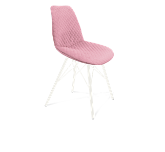 Обеденный стул SHT-ST29-С22 / SHT-S37 (розовый зефир/белый муар) в Петропавловске-Камчатском