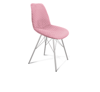 Обеденный стул SHT-ST29-С22 / SHT-S37 (розовый зефир/хром лак) в Петропавловске-Камчатском
