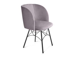 Обеденный стул SHT-ST33 / SHT-S107 (сиреневая орхидея/черный муар) в Петропавловске-Камчатском