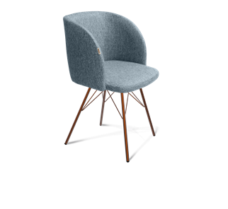 Обеденный стул SHT-ST33 / SHT-S37 (синий лед/медный металлик) в Петропавловске-Камчатском