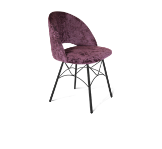 Обеденный стул SHT-ST34 / SHT-S107 (вишневый джем/черный муар) в Петропавловске-Камчатском
